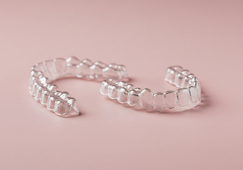 歯の矯正に使用するマウスピース
