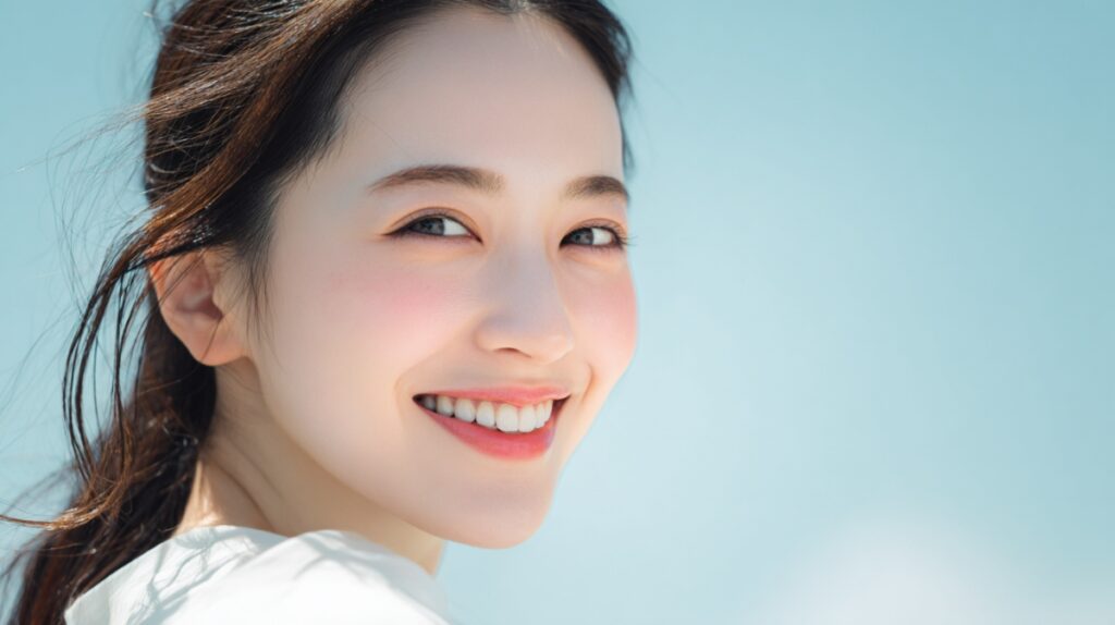 ホワイトニングで綺麗になった歯